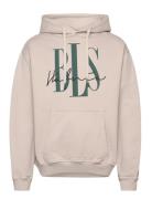 Signature Hoodie Tops Sweat-shirts & Hoodies Hoodies Cream BLS Hafnia