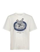 Americana Tee Tops T-shirts Short-sleeved White Wrangler