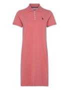 Uspa Polo Dress Agnes Women Polvipituinen Mekko Pink U.S. Polo Assn.