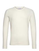 Sweater Antigua Tops Knitwear Round Necks White Mango