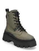 Pallasquad Cvs Bootsit Nauhalliset Saapikkaat Khaki Green Palladium