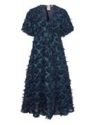 Yaspazilla 2/4 Midi Dress - Show Polvipituinen Mekko Navy YAS