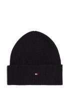 Essential Flag Beanie Accessories Headwear Beanies Black Tommy Hilfige...