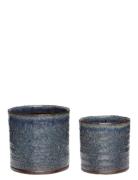 Seed Pots Home Decoration Flower Pots Blue Hübsch