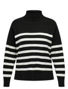 Carbaria Ls Highneck Knt Tops Knitwear Jumpers Black ONLY Carmakoma