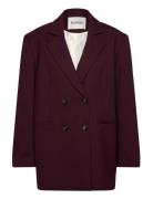 Rodebjer Chambers Blazers Double Breasted Blazers Burgundy RODEBJER