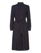 Reg Pocket Shirt Dress Polvipituinen Mekko Navy GANT