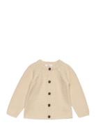 Classic Baby Cotton Cable Cardigan Tops Knitwear Cardigans Cream Copen...