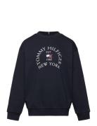 Nautical Arch Print Fleece Cn Tops Sweat-shirts & Hoodies Sweat-shirts...