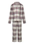 Pj Straight Gifting Print Set Pyjamasetti Pyjama Cream Tommy Hilfiger