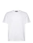 Blake Tee Tops T-shirts Short-sleeved White Morris