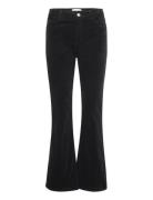 Eva Flare Trousers Bottoms Trousers Flared Black Fabienne Chapot