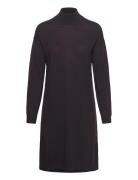 Merino Wool Dress Polvipituinen Mekko Brown Rosemunde