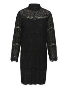 Cuima Lace Short Dress Lyhyt Mekko Black Culture