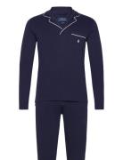 Cotton-Sle-Set Pyjama Navy Polo Ralph Lauren Underwear