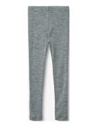 Wool Leggings Agi Bottoms Leggings Grey Wheat