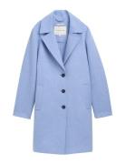 Long Coat Outerwear Coats Winter Coats Blue Tom Tailor