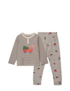 Wilhelm Printed Pyjamas Set Pyjamasetti Pyjama Multi/patterned Liewood