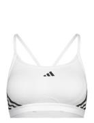 Aerct Ls 3S Bra Sport Bras & Tops Sports Bras - All White Adidas Perfo...