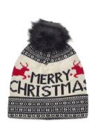 Onlarden Xmas Beanie Acc Accessories Headwear Beanies Black ONLY