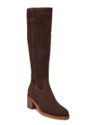 Long Boots Korkeavartiset Saapikkaat Brown Billi Bi