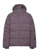 Relaxed Puffer Vuorillinen Takki Topattu Takki Purple Daily Paper