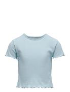 Kognella S/S O-Neck Top Noos Jrs Tops T-shirts Short-sleeved Blue Kids...