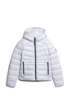 Hooded Fuji Quilt Padded Jkt Vuorillinen Takki Topattu Takki Cream Sup...