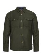 Barbour Carrbridge Ove Tops Overshirts Khaki Green Barbour