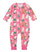 Growth Pyjamas Pyjama Sie Jumpsuit Haalari Pink MUMIN