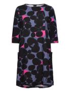 Jenni Dress St S Lyhyt Mekko Navy MUMIN