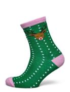 Vmelf Socks Xmas Lingerie Socks Regular Socks Green Vero Moda