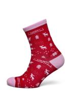 Vmelf Socks Xmas Lingerie Socks Regular Socks Red Vero Moda