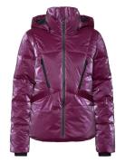 Padded Flam Vuorillinen Takki Topattu Takki Purple Desigual