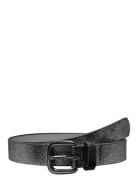 Kogmadeline Shiny Pu Jeans Belt Acc Vyö Black Kids Only