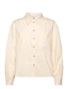 Cest Shirt Tops Shirts Long-sleeved Cream NORR