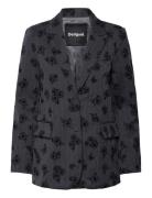 Ame Zagrez Blazers Single Breasted Blazers Black Desigual