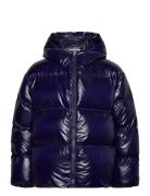 Puffer Jacket Vuorillinen Takki Topattu Takki Navy Filippa K