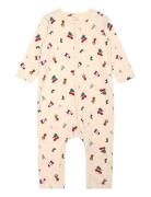 Nbnvismas Ls Nightsuit Pyjama Sie Jumpsuit Haalari Cream Name It