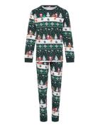 The Jolly Good Pyjamas Kids Pyjamasetti Pyjama Green Christmas Sweats