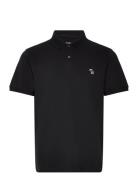 Anf Mens Knits Tops Polos Short-sleeved Black Abercrombie & Fitch