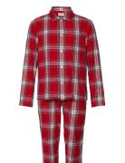 Flannel Pj Set Shirt And Pants Gb Pyjama Red GANT