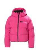 Jr Nora Short Puffy Jacket Toppatakki Pink Helly Hansen