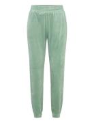 Jogger Relaxed Velours Pyjamahousut Olohousut Green Hunkemöller