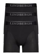 Basic Bamboo Boxers 3 Pack Bokserit Black Lindbergh