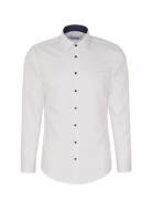 Business Kent Patch5 Tops Shirts Business White Seidensticker