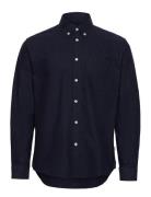 Karl Peached Shirt Tops Shirts Casual Navy Les Deux