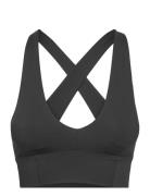 Sculpting Crossed Back Bra Sport Bras & Tops Sports Bras - All Black A...