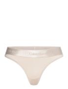 Thong Stringit Alusvaatteet Cream Calvin Klein