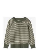 Favo Ls Pullover Tops Knitwear Pullovers Green Fliink